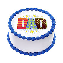 1kg Fathers Day Photo Cake