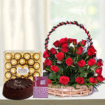 Red Basket Hamper 