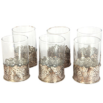 Oxidized 6 Piece Glass Set