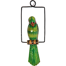 Decorative Metal & Iron Hanging Parrot