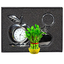 Exquisite Table Clock & Key Ring