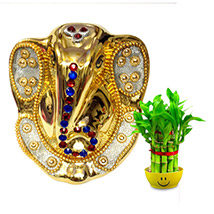 Golden Ganesha Idol