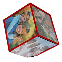 Rotating Cube Photo Frame