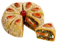Ghasitarams Khus khus Dryfruit Mithai Cake