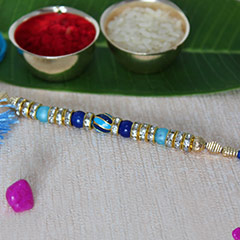 Beautiful Blue Rakhi