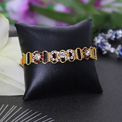 Stone Studded Bracelet Rakhi /></a></div><div class=