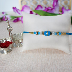 Elegant Blue Rakhi