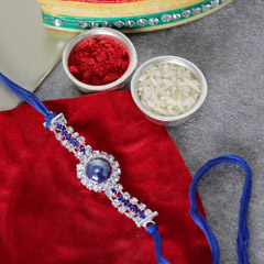 Dazzling Blue Rakhi