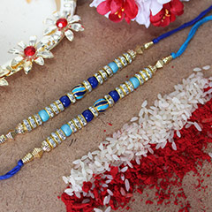 Sparkling Blue Rakhis