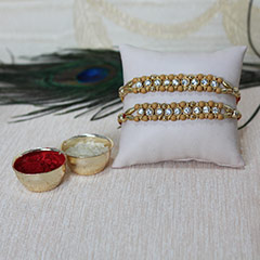 Stone Studded Beaded Rakhis /></a></div><div class=