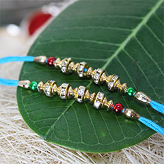 Sparkling Set of 2 Rakhis