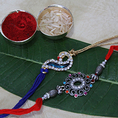 Elegant Rakhi set of 2