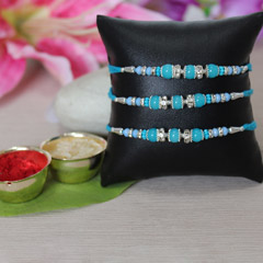 Beautiful Blue Rakhi Set /></a></div><div class=