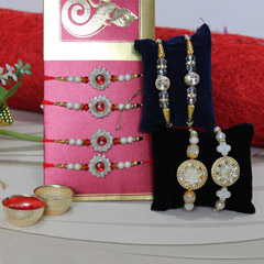 Charming set of 8 Rakhis /></a></div><div class=