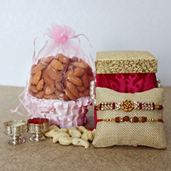 Cashews &Almonds with Rakhis  /></a></div><div class=