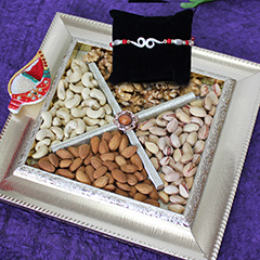 Designer Tray of Dryfruits /></a></div><div class=