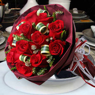 12 Red Roses Bouquet