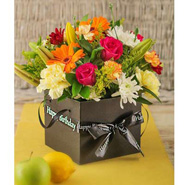 Birthday Flowers in a Box