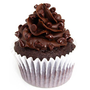 6 Tripple Chocolate Cupcakes