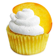 6 Peaches and Cream Cupcakes