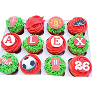 6 Football Special Cupcakes 