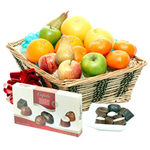 Fruit Basket With Chocolates