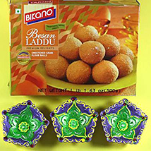 Diwali with Besan Laddu