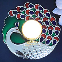 Peacock Candle Holder