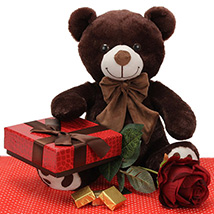 Teddy With Chocolates