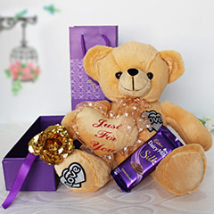 Just For You Teddy Hamper