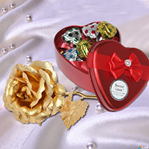 Romantic Heart & Rose Combo