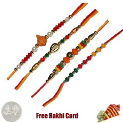 Set of 4 Beads Rakhi /></a></div><div class=