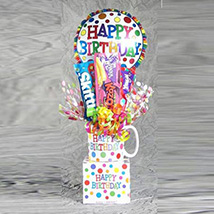 Birthday Explosion Gift Basket