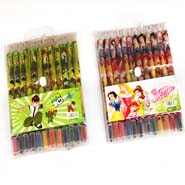 Set of 2 Roll Pens Crayons