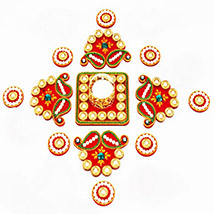 Traditional Pearl Rangoli