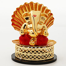 Shell Gold Ganesha