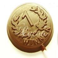 Set of 4 Chocolate Medal Lollies