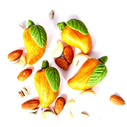 Sweets -Sugarfree Kaju Pista Mango Mithai 250 gms