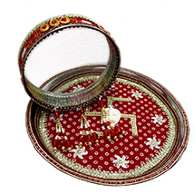 Decorative Karwa Chauth Thali