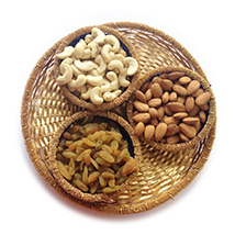 Baskets Of Mix Dry Fruits