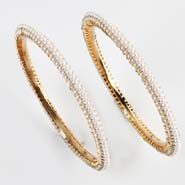 Evergreen Pearl Bangles