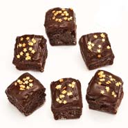 Chocolate Square Cake Bites