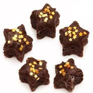 Chocolate Star Cake Bites