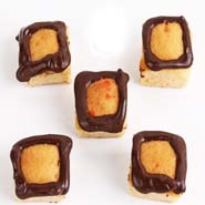 Mawa Chocolate Square Cake Bites