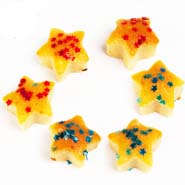 Mawa Star Cake Bites