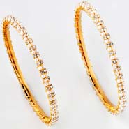 Pearl and Diamond Bangles -bngl91949