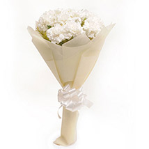 Mothers Day - White Carnations