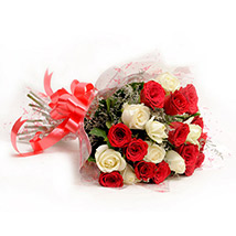 Mothers Day - Red N White Roses