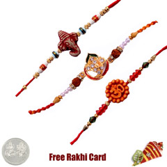 Mauli Rakhi Set of 3