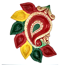 Beautiful Colored Diya